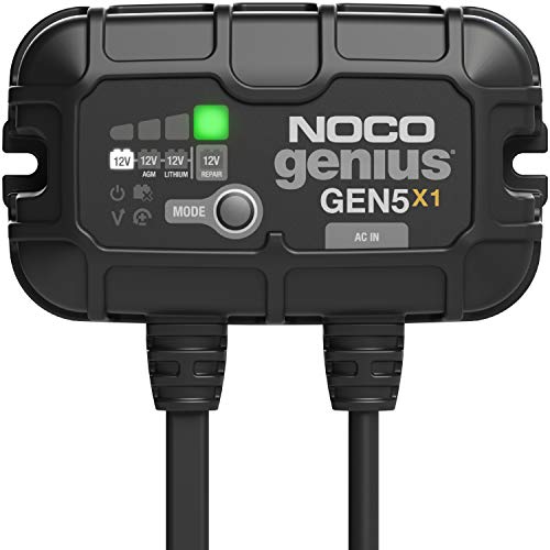 Smart Waterproof Marine Battery Charger for 12V Deep-Cycle Batteries