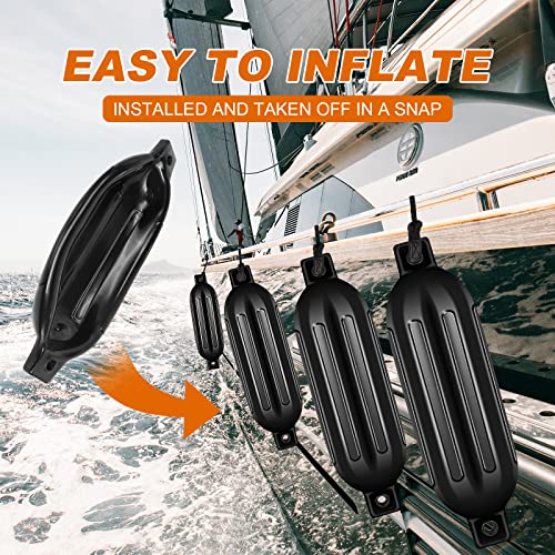 Inflatable Boat Fenders - Pack of 4
