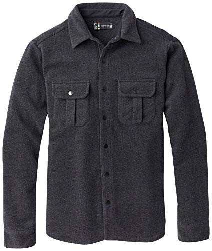 Men's Charcoal Smartwool Anchor Line Jacket Small