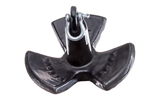 20 lb Black Vinyl Coated River Anchor