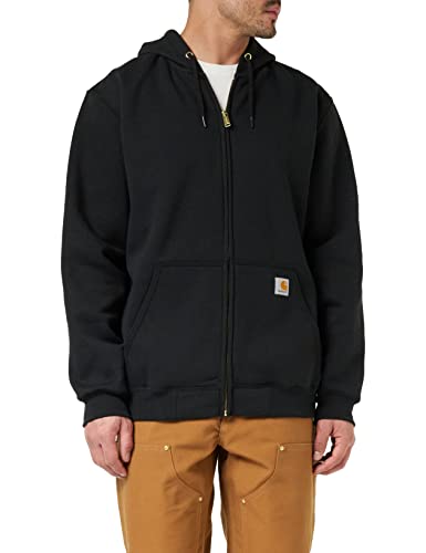 Carhartt Men's Black Midweight Full-Zip Sweatshirt