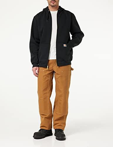 Carhartt Men's Black Midweight Full-Zip Sweatshirt