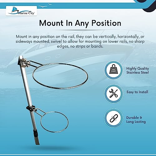 Stainless Steel Fender Holder for Marine Use