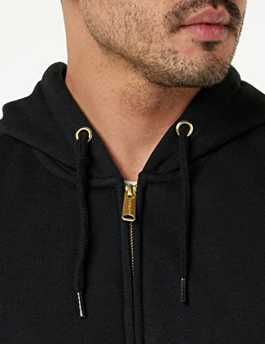 Carhartt Men's Black Midweight Full-Zip Sweatshirt