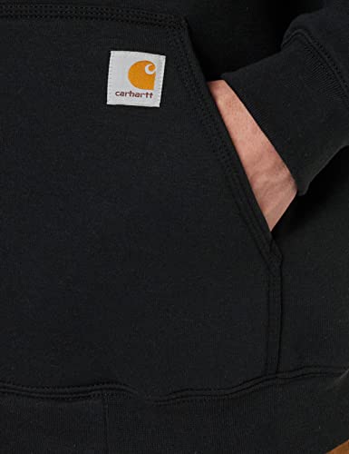Carhartt Men's Black Midweight Full-Zip Sweatshirt