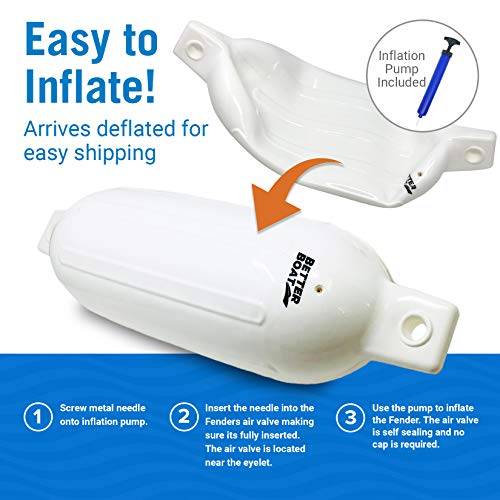 Set of 2 Inflatable Boat Fenders
