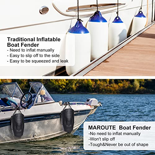 2-Pack Upgraded Boat Fenders for Docking