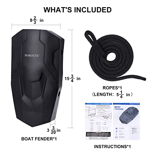 2-Pack Upgraded Boat Fenders for Docking