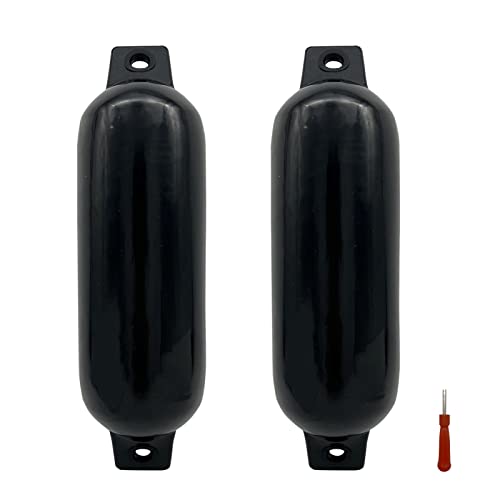 Black Boat Fender Set for Marine Use