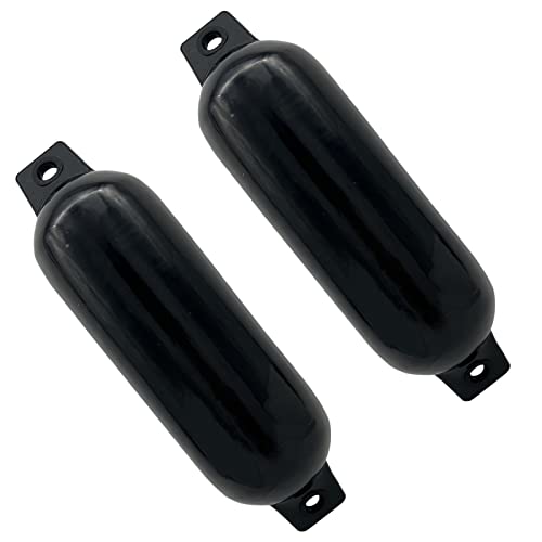 Black Boat Fender Set for Marine Use