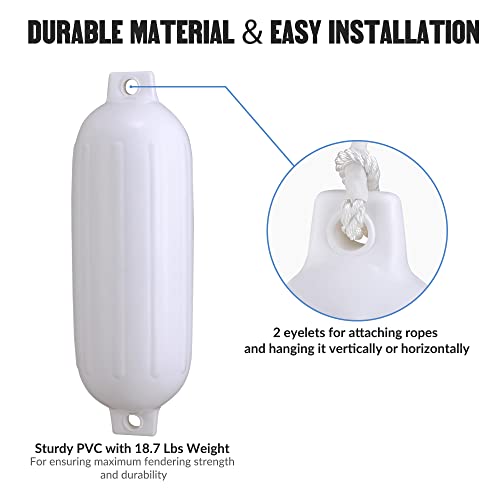 4 Pack Inflatable Boat Fenders Kit