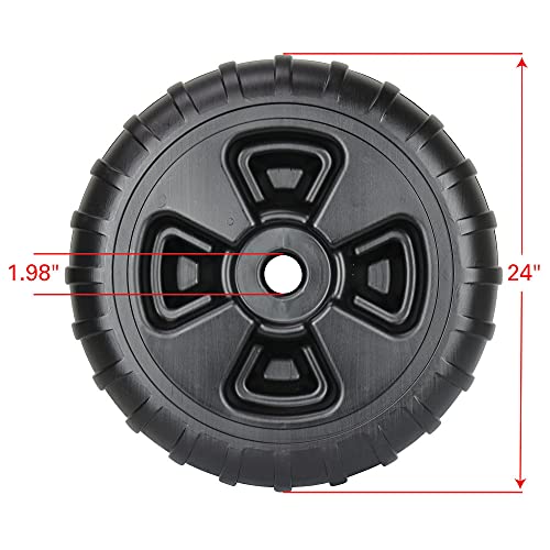 24" Heavy-Duty Roll-In Dock Wheel