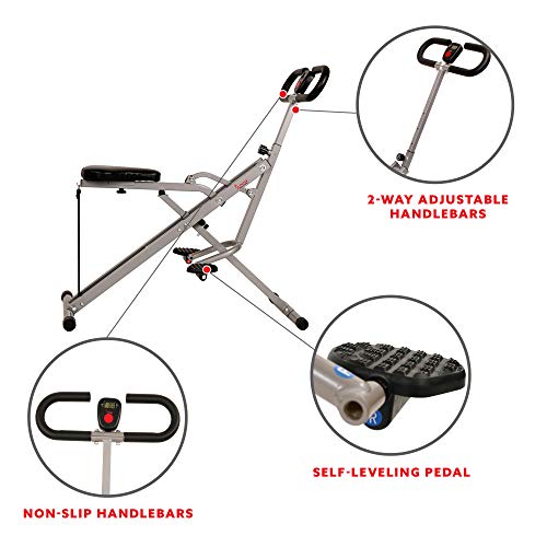 Squat Assist Row-N-Ride Trainer for Glutes Workout