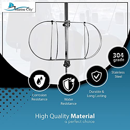 Stainless-Steel Durable Fender Rack for Marine Use