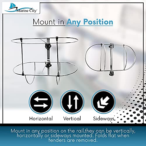 Stainless-Steel Durable Fender Rack for Marine Use