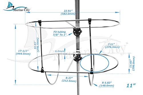 Stainless-Steel Durable Fender Rack for Marine Use