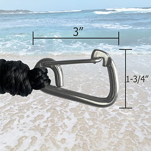 Bungee Dock Line with Stainless Steel Clips (8 words)