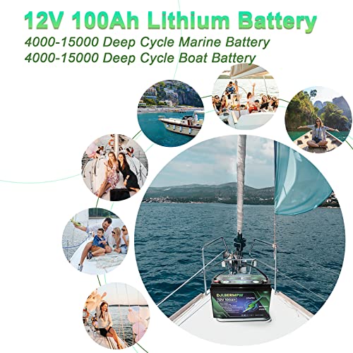 12V 100Ah Lithium Marine Battery with BMS