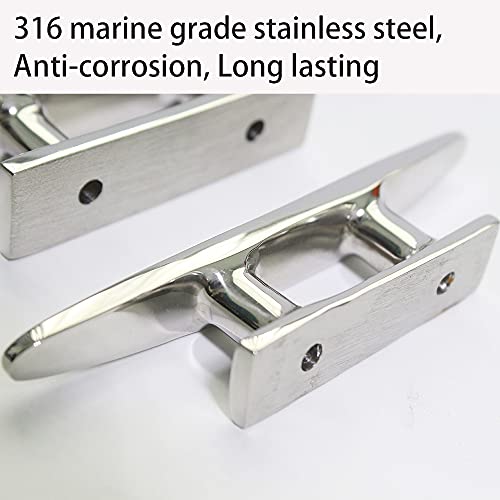 4" 316 Stainless Steel Boat Cleat