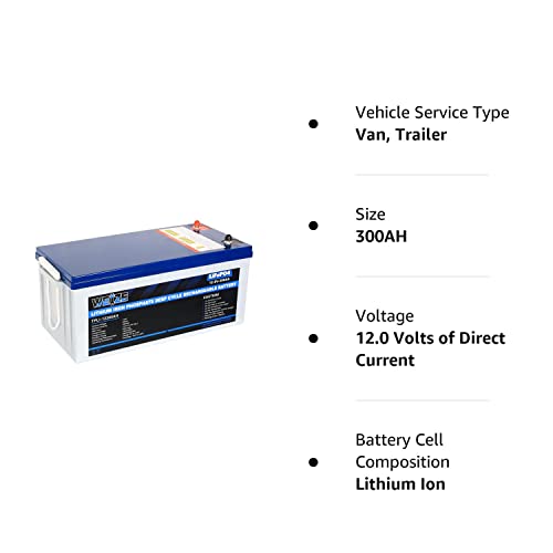 12V 300Ah Lithium Battery for Marine Use