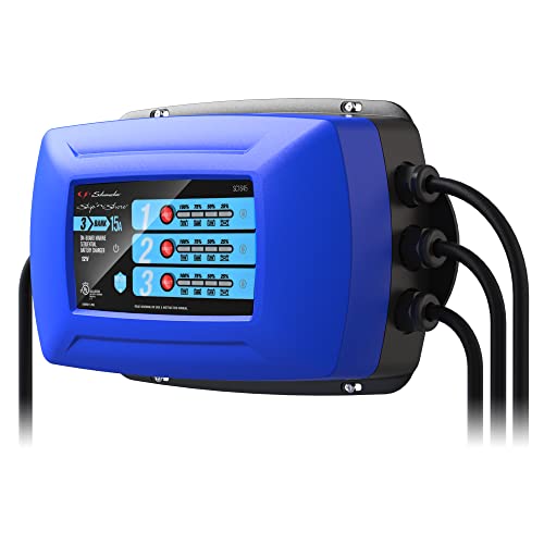 Schumacher On-Board 3-Bank Battery Charger - Marine