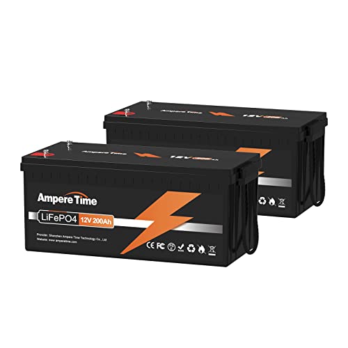 12V 200Ah Lithium Iron Deep Cycle Battery (2 Packs)