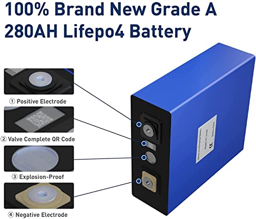 Marine-grade LiFePO4 Battery Pack, 8PCS