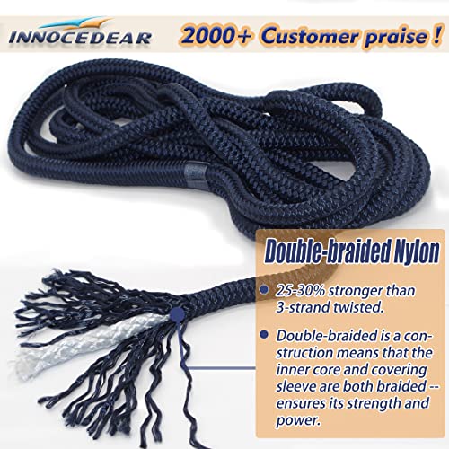 Marine-Grade Nylon Dock Lines (4-Pack)