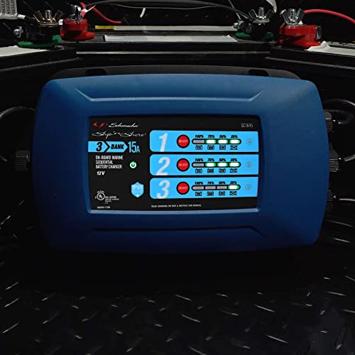 Schumacher On-Board 3-Bank Battery Charger - Marine