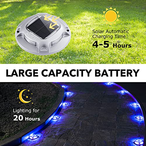 AGPTEK Solar Dock Lights 12 Pack