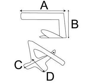 Stainless steel Bruce Claw anchor - 33lbs (15kg)