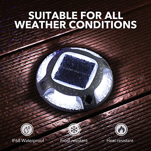 AGPTEK Solar Dock Lights 12 Pack