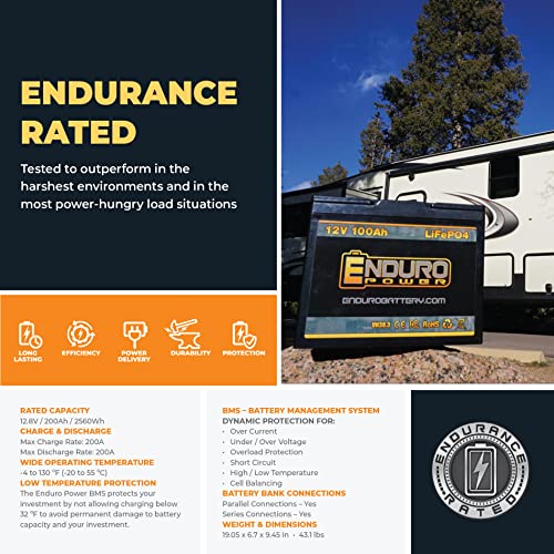 Lightweight 12V Lithium battery for Marine-use