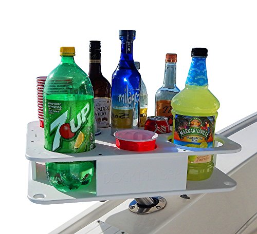 Docktail® Bar Marine Cup & Bottle Holder with Rod Holder