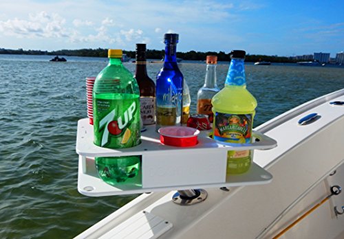 Docktail® Bar Marine Cup & Bottle Holder with Rod Holder