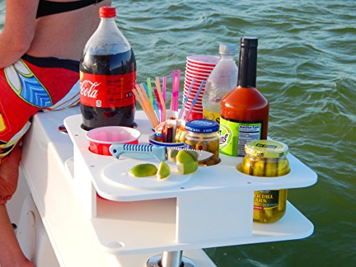 Docktail® Bar Marine Cup & Bottle Holder with Rod Holder