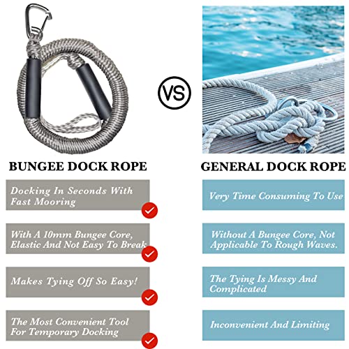 Premium 4FT Boat Bungee Dock Lines