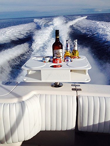 Docktail® Bar Marine Cup & Bottle Holder with Rod Holder