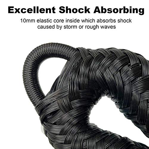 Bungee Dock Lines for Boats (2-Pack)