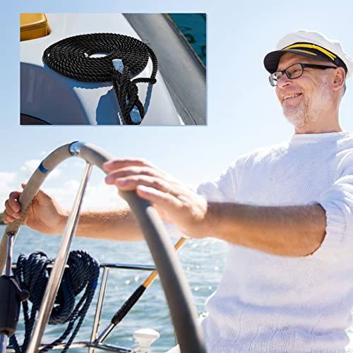 Marine Grade Double Braided Dock Lines 8pc Set