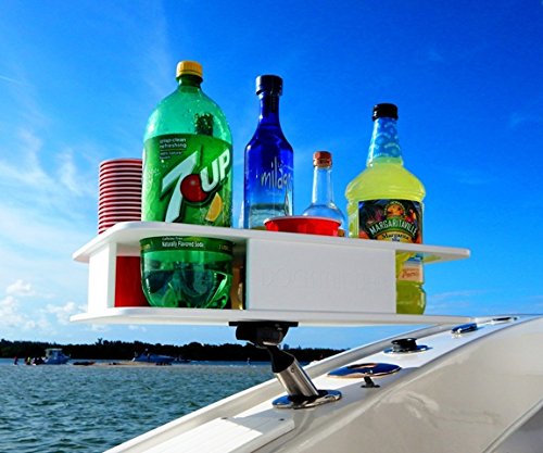 Docktail® Bar Marine Cup & Bottle Holder with Rod Holder