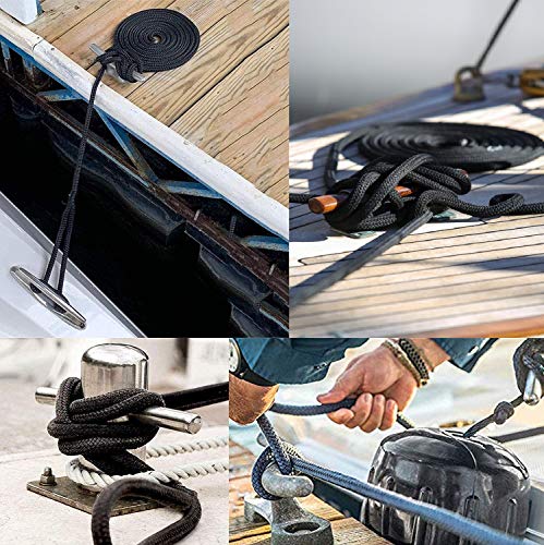 Marine Dock Rope with Storage Bag, 4-Pack