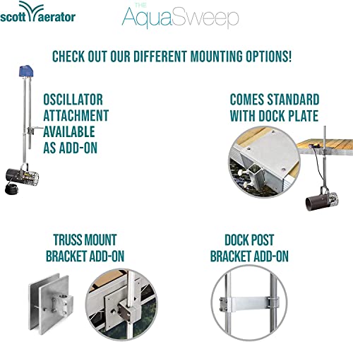 Scott Aerator Aquasweep - Dock Mount 1/2 HP