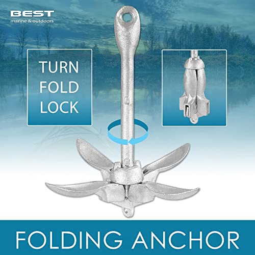 Marine Folding Anchor Kit for Watercraft