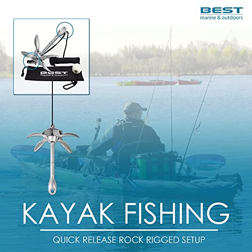 Marine Folding Anchor Kit for Watercraft