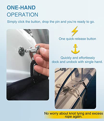 Quick Release Boat Fender Holder Set