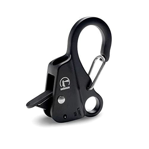 Stainless Steel Boat Fender Clip - Black