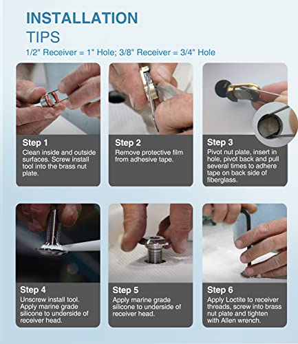 Quick Release Boat Fender Holder Set