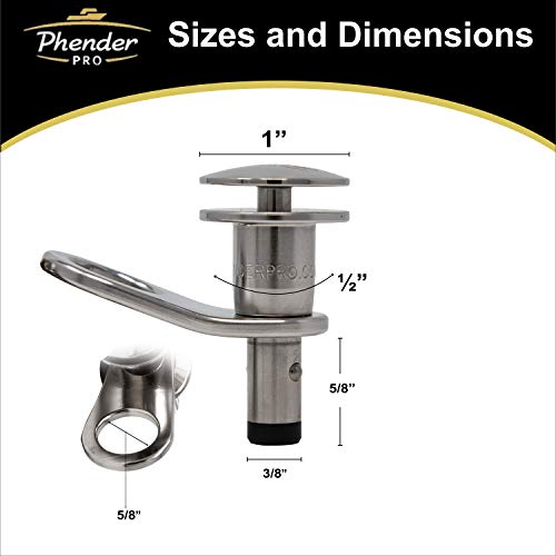 Stainless Steel Fender Holder with Quick Release
