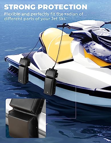 Kemimoto PWC Boat Fender Set with Ropes
